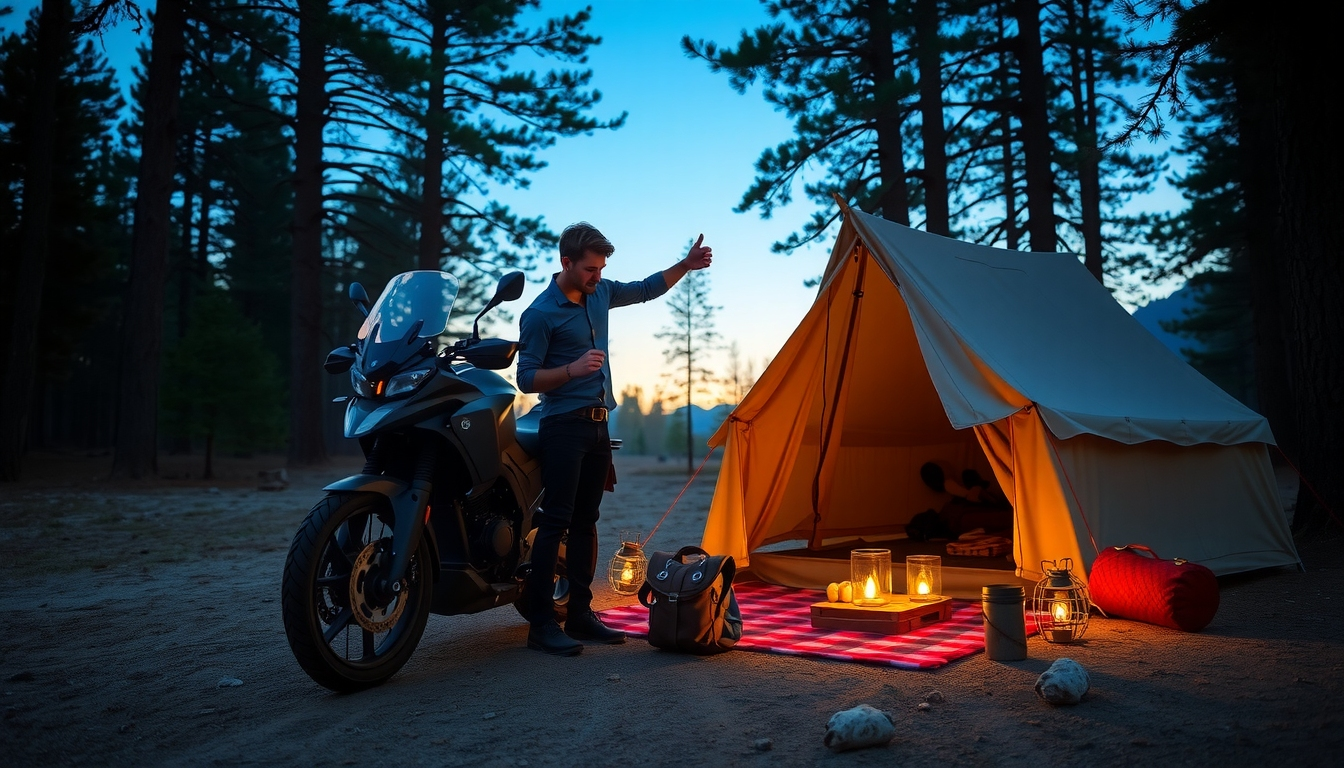 The Ultimate Motorcycle Camping Route for Style-Conscious Adventurers 67 artistly design 36462766 5b46 47e9 9909 aebcf9ec181a